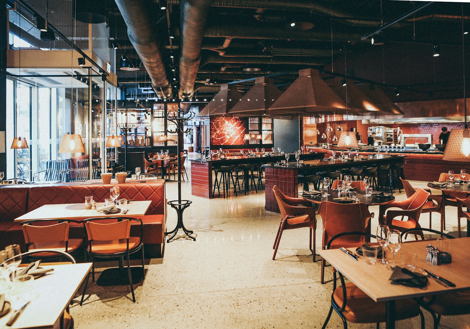 The main dining room